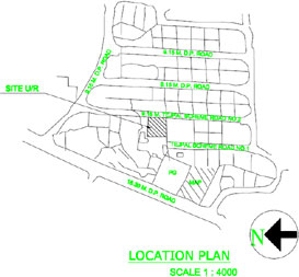 Nidhaan House Location Map